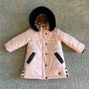 Girls Puffer Winter Jacket – Size 2T